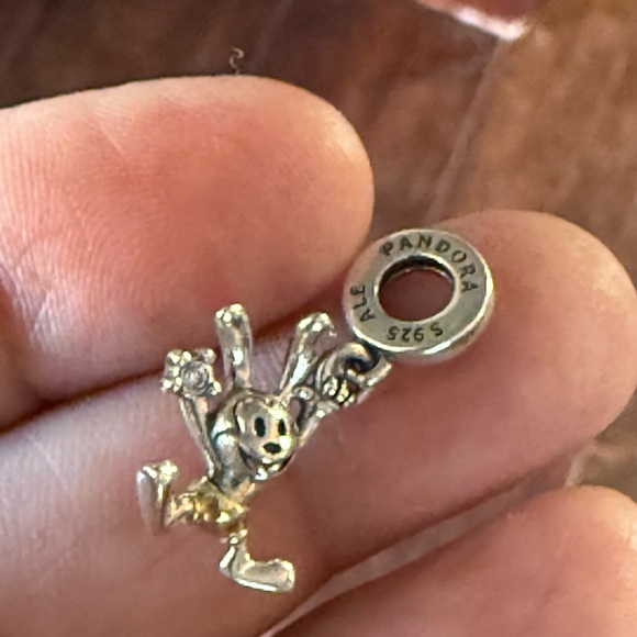 Disney Silver and Gold Rabbit Bracelet Charm - Picture 5 of 8